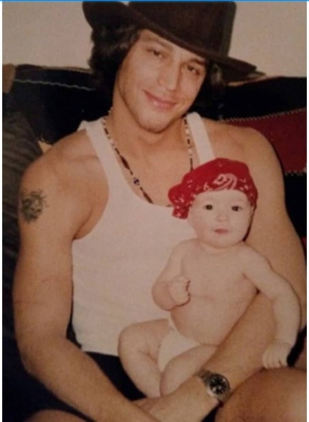 Child Photo Of Skylar Staten Randall With Her Father
